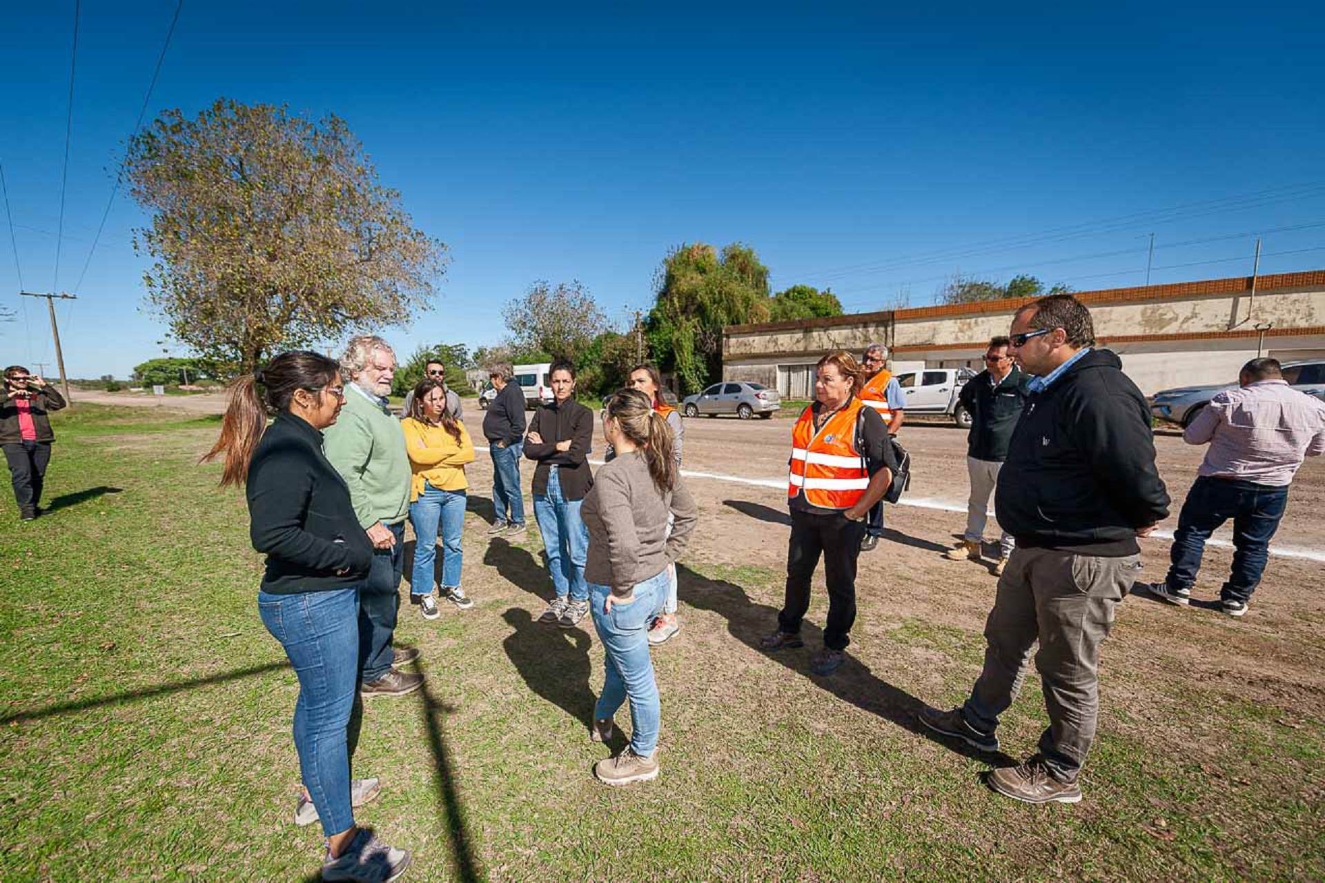 Autoridades Del BID Y Del Fondo Fiduciario Recorrieron La Obra De La