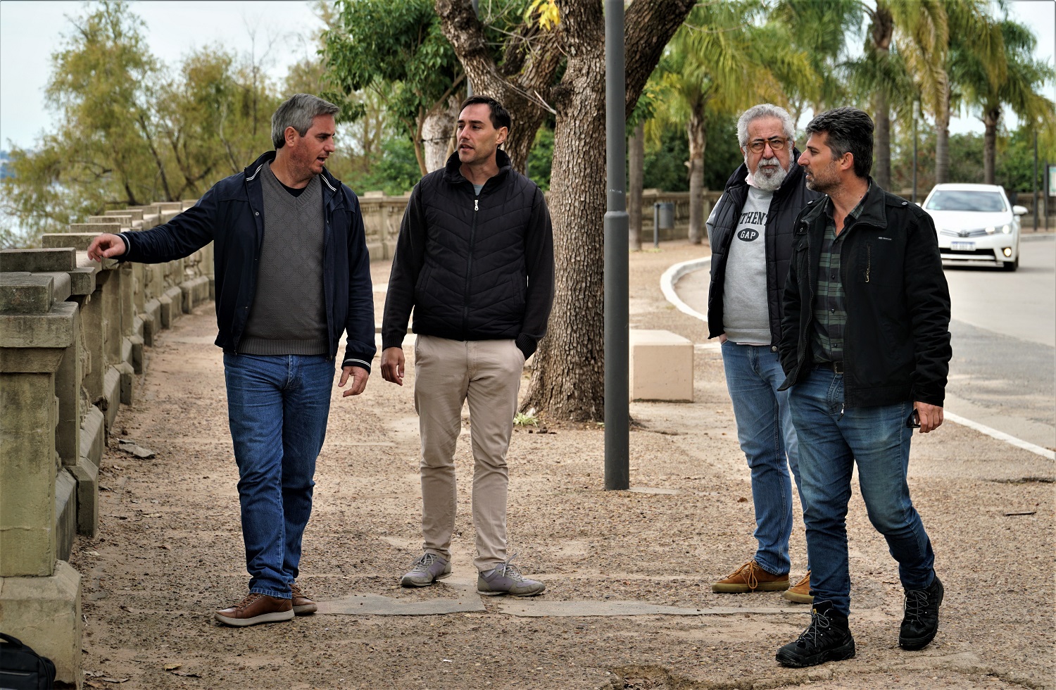 José Luis Walser anunció la reconstrucción de la Costanera Quirós que se hará con recursos propios