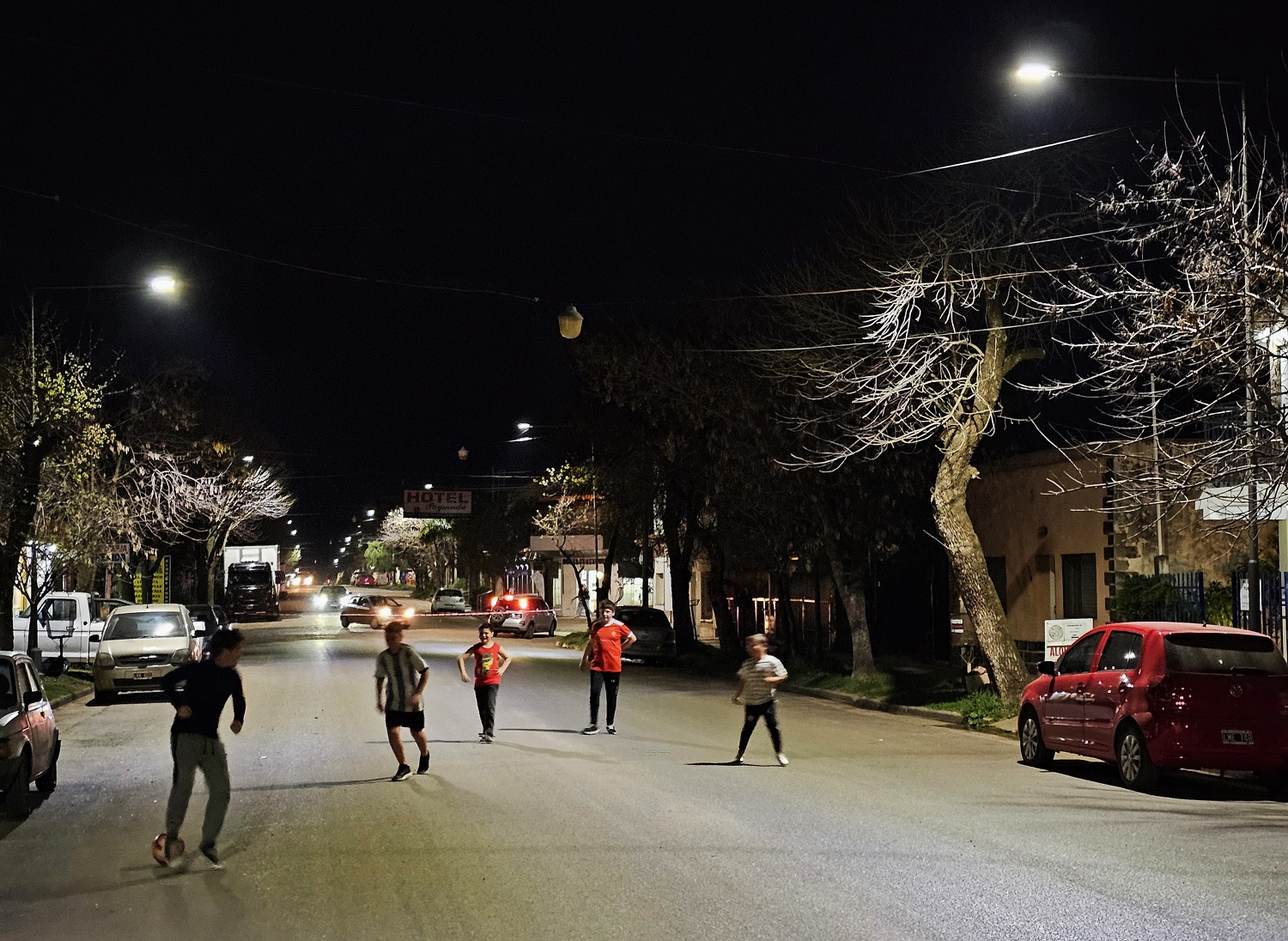 Se inauguró el primer tramo del nuevo alumbrado LED en barrio norte de Colón